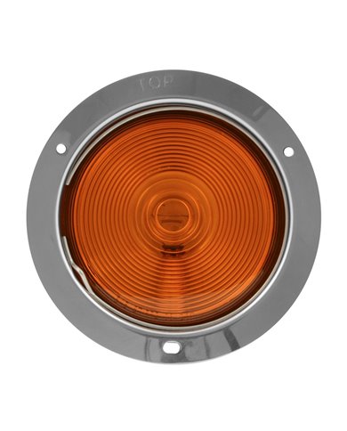 GG90387 - S.S. FLANGE MOUNTED AMBER LIGHT GG90387 - S.S. FLANGE MOUNTED AMBER LIGHT