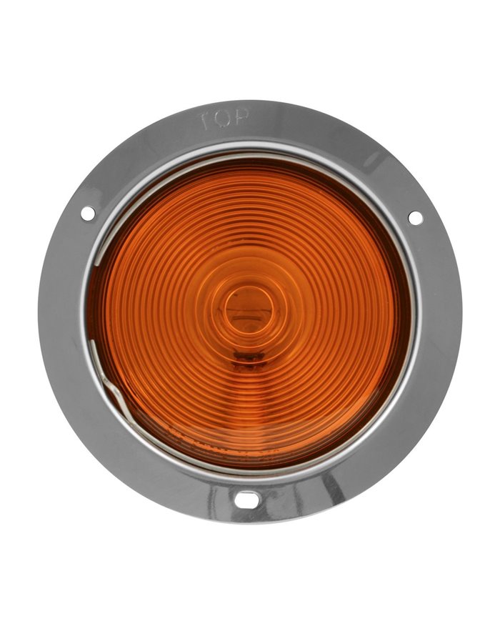 GG90387 - S.S. FLANGE MOUNTED AMBER LIGHT