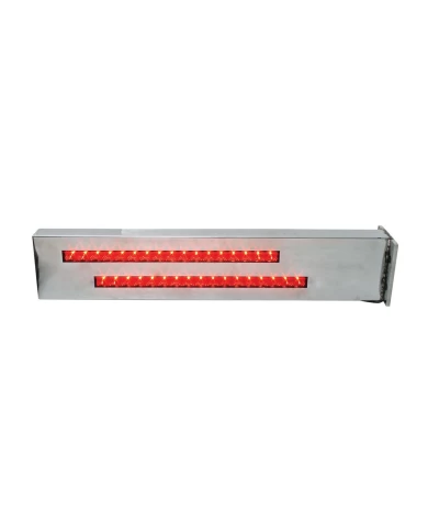 GG91380 - CR. 2 PC. LIGHT BAR W/20" L SPYDER RED/RED LED LIGHT GG91380 - CR. 2 PC. LIGHT BAR W/20" L SPYDER RED/RED LED LIGHT