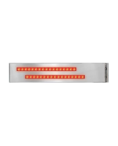 GG91381 - CR. 2 PC. LIGHT BAR W/20"L SPYDER RED/CLEAR LED LIGHT GG91381 - CR. 2 PC. LIGHT BAR W/20"L SPYDER RED/CLEAR LED LIGHT