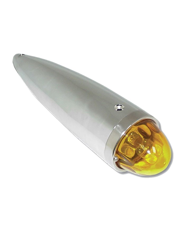 GG92500 - 3.5" CR. CAB LIGHT W/REGULAR L. AMBER GLASS LENS W/O VISOR