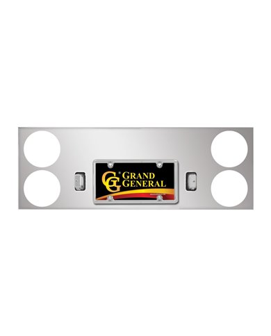 GG92810 - S.S. REAR LIGHT PANEL W/4 4-7/16" HOLES GG92810 - S.S. REAR LIGHT PANEL W/4 4-7/16" HOLES