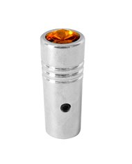 GG93000 - 1-5/8" CR. ALUM. TOGGLE SWITCH EXTEN. W/AMBER CRYSTAL FOR FLT