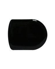 GG93121 - D-SHAPE BLACK GLOSSY STICKER