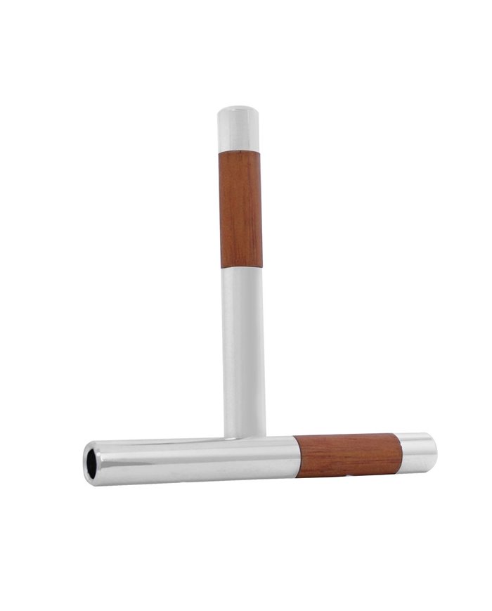 GG93311 - CR. TUBE W/WALNUT WOOD DOOR KNOB