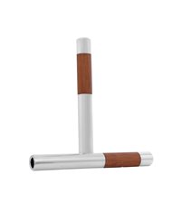 GG93311 - CR. TUBE W/WALNUT WOOD DOOR KNOB