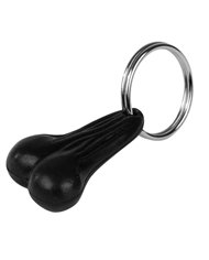 GG93351 - BLACK RUBBER BIG BALLZ KEY CHAIN