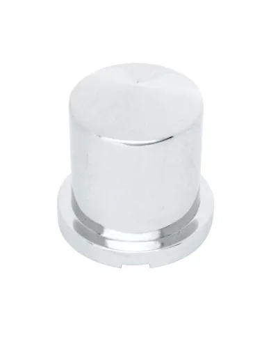 UP10093-30mm X 1-7/8" Chrome Plastic Pointed Nut Cover - Push-On