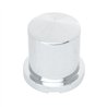 UP10093-30mm X 1-7/8" Chrome Plastic Pointed Nut Cover - Push-On