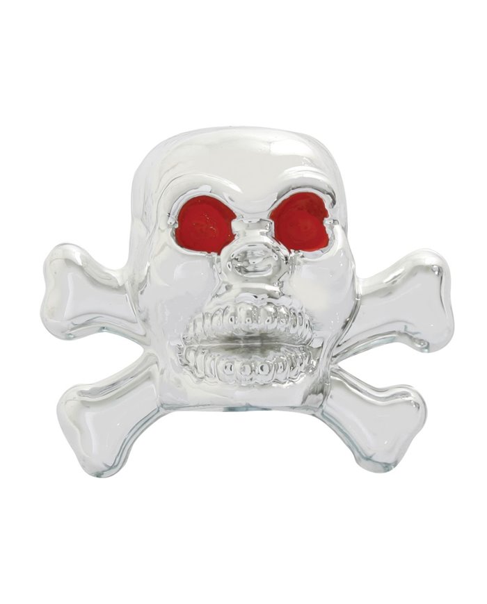 GG93402 - CR. SKULL VALVE STEM COVER W/RED EYES SET OF 4 GG93402 - CR. SKULL VALVE STEM COVER W/RED EYES SET OF 4