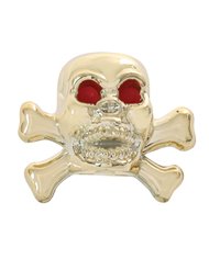 GG93405 - GOLD COLOR SKULL TIRE VALVE STEM COVER W/RED EYE GG93405 - GOLD COLOR SKULL TIRE VALVE STEM COVER W/RED EYE