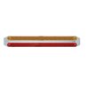 UP37669-Dual 14 LED 12" Light Bars - Amber & Red LED/Amber & Red Lens