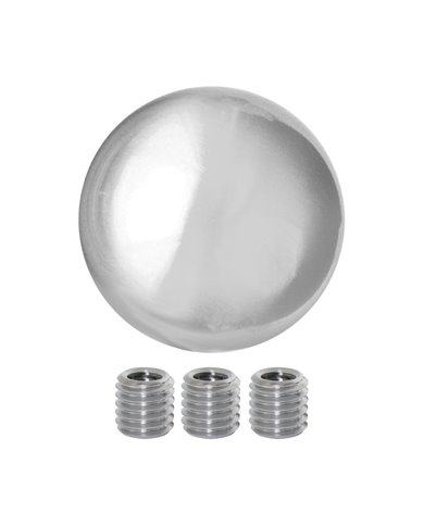 GG93494 - 2-1/4" CR. ALUMINUM GEAR SHIFT KNOB GG93494 - 2-1/4" CR. ALUMINUM GEAR SHIFT KNOB