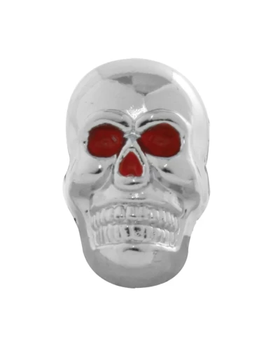 GG93750 - CR. DIE CAST RED EYE SKULL RADIO KNOB W/O BONE GG93750 - CR. DIE CAST RED EYE SKULL RADIO KNOB W/O BONE