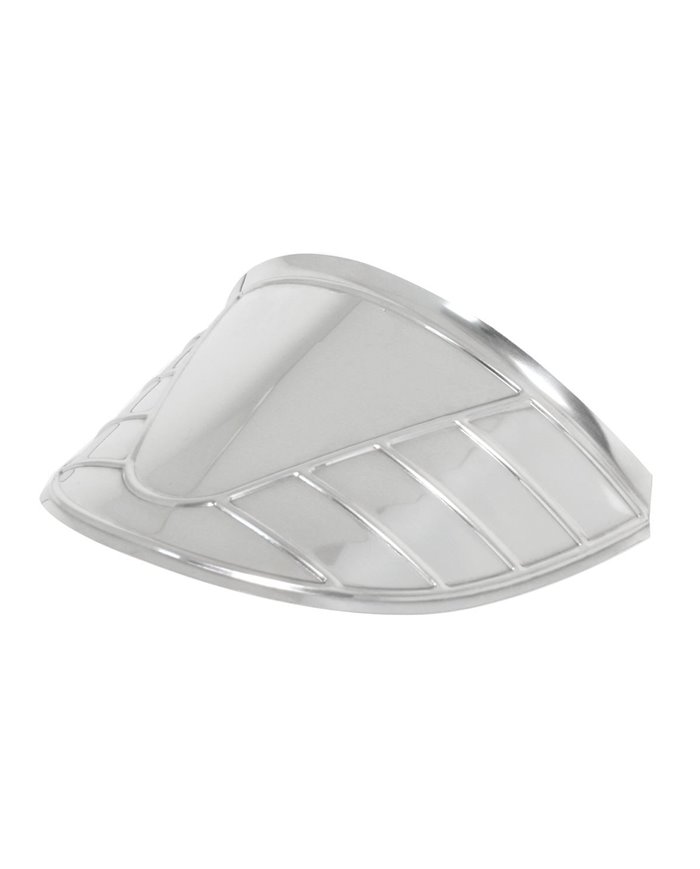 GG93818 - S.S. HEADLIGHT VISOR W/O HOLE IN CENTER