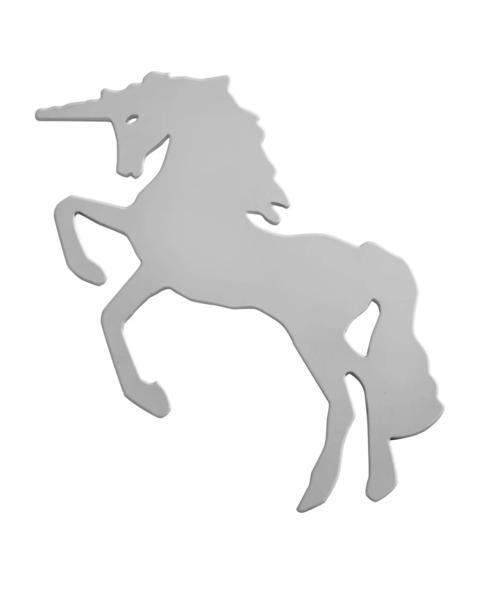 GG94046 - 4.5"X6" CR. UNICORN W/TAPE ON BACK L/H