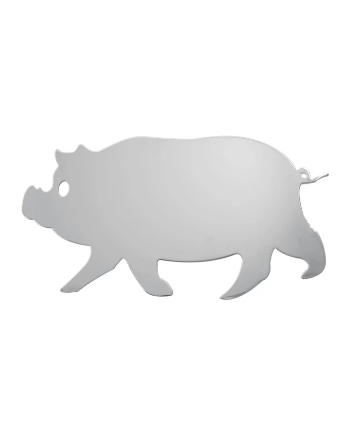 GG94070 - 12"X6.5" CR. PIG W/STUDS ON BACK R/H