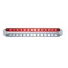 UP37672-Dual 14 LED 12" Light Bars - Red & White LED/Red & Clear Lens