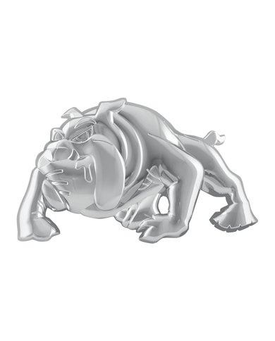 GG94260 - CR. PLASTIC BULL DOG, W/STUD, R/H GG94260 - CR. PLASTIC BULL DOG, W/STUD, R/H