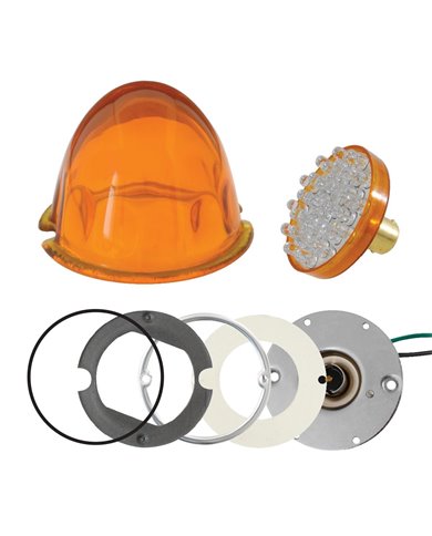 GG94550 - SCREW IN REGULAR LIGHT AMBER GLASS LENS KIT W/AMB LED BULB GG94550 - SCREW IN REGULAR LIGHT AMBER GLASS LENS KIT W/AMB LED BULB