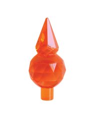 GG94600 - AMBER PLASTIC CRYSTAL PYRAMID FOR BUMPER GUIDE GG94600 - AMBER PLASTIC CRYSTAL PYRAMID FOR BUMPER GUIDE