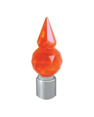 GG94653 - 1" S.S. BUMPER GUIDE W/AMBER PLASTIC CRYSTAL PYRAMID GG94653 - 1" S.S. BUMPER GUIDE W/AMBER PLASTIC CRYSTAL PYRAMID