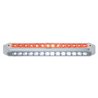 UP37674-Dual 14 LED 12" Light Bars - Red & White LED/Clear Lens