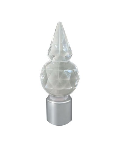 GG94654 - 1" S.S. BUMPER GUIDE W/CLEAR CRYSTAL PYRAMID GG94654 - 1" S.S. BUMPER GUIDE W/CLEAR CRYSTAL PYRAMID
