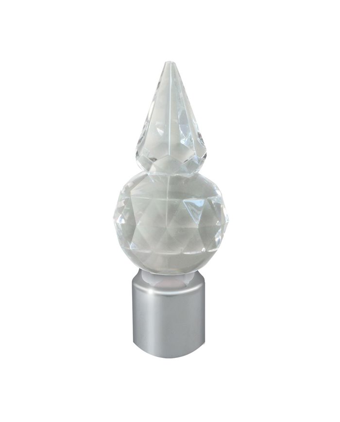GG94654 - 1" S.S. BUMPER GUIDE W/CLEAR CRYSTAL PYRAMID GG94654 - 1" S.S. BUMPER GUIDE W/CLEAR CRYSTAL PYRAMID