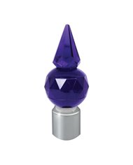 GG94655 - 1" S.S. BUMPER GUIDE W/PURPLE PLASTIC CRYSTAL PYRAMID GG94655 - 1" S.S. BUMPER GUIDE W/PURPLE PLASTIC CRYSTAL PYRAMID