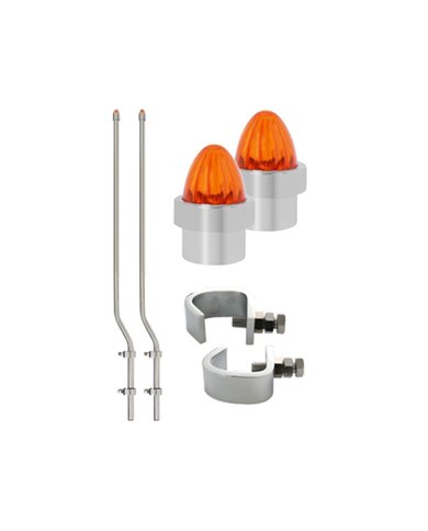 GG94820 - 1" CR. AMBER WATERMELON LIGHTED BUMPER GUIDE GG94820 - 1" CR. AMBER WATERMELON LIGHTED BUMPER GUIDE