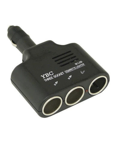 GG95030 - L-TURN 12V CIGARETTE POWER SOCKET ADAPTER, 3 PORTS GG95030 - L-TURN 12V CIGARETTE POWER SOCKET ADAPTER, 3 PORTS