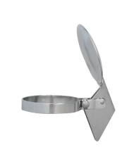 GG95051 - CR. 5" PLATED RAIN CAP GG95051 - CR. 5" PLATED RAIN CAP