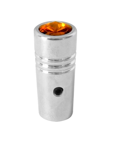 GG95180 - 1" UNIVERSAL CR. ALUM. TOGGLE SWITCH EXTEN. W/AMBER CRYSTAL GG95180 - 1" UNIVERSAL CR. ALUM. TOGGLE SWITCH EXTEN. W/AMBER CRYSTAL