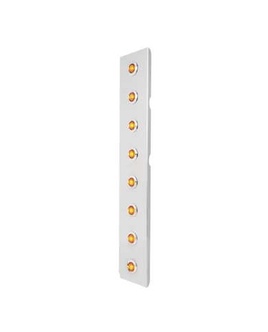 GG97445 - S.S. FRONT BREATHER PANEL W/1" MINI AMBER/AMBER/BEZEL LIGHT GG97445 - S.S. FRONT BREATHER PANEL W/1" MINI AMBER/AMBER/BEZEL LIGHT