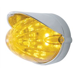 UP37711-19 LED Watermelon Grakon 1000 Flush Mount Kit With Visor - Amber LED/Amber Lens