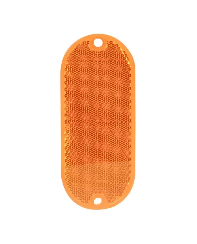 GG99565 - OBLONG AMBER REFLECTOR W/HOLES GG99565 - OBLONG AMBER REFLECTOR W/HOLES