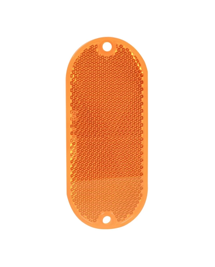 GG99565 - OBLONG AMBER REFLECTOR W/HOLES GG99565 - OBLONG AMBER REFLECTOR W/HOLES