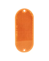 GG99565 - OBLONG AMBER REFLECTOR W/HOLES GG99565 - OBLONG AMBER REFLECTOR W/HOLES
