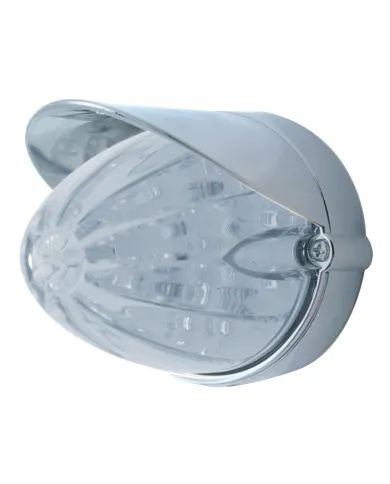 UP37712-19 LED Watermelon Grakon 1000 Flush Mount Kit With Visor - Amber LED/Clear Lens