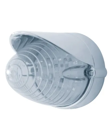 UP37714-19 LED Beehive Grakon 1000 Flush Mount Kit With Visor - Amber LED/Clear Lens