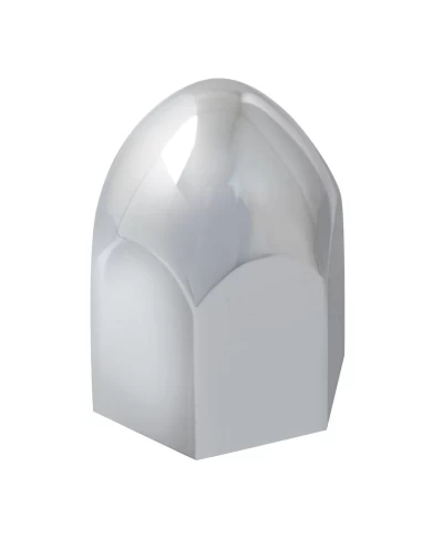CR. PLASTIC BULLET PUSH-ON NUT COVER, 1.5" X 2-1/4" CR. PLASTIC BULLET PUSH-ON NUT COVER, 1.5" X 2-1/4"