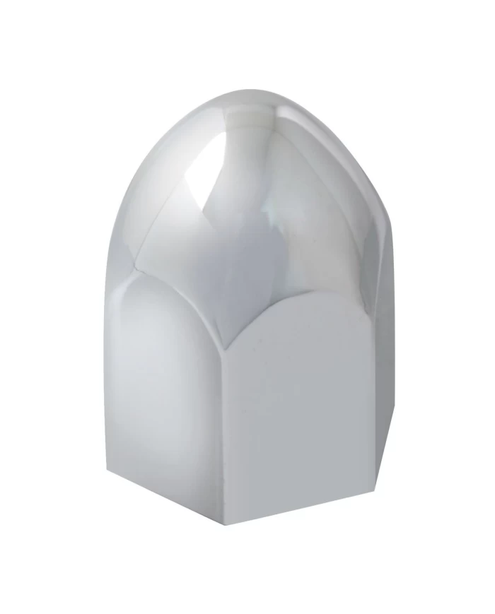 CR. PLASTIC BULLET PUSH-ON NUT COVER, 1.5" X 2-1/4" CR. PLASTIC BULLET PUSH-ON NUT COVER, 1.5" X 2-1/4"