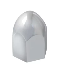 CR. PLASTIC BULLET PUSH-ON NUT COVER, 1.5" X 2-1/4" CR. PLASTIC BULLET PUSH-ON NUT COVER, 1.5" X 2-1/4"