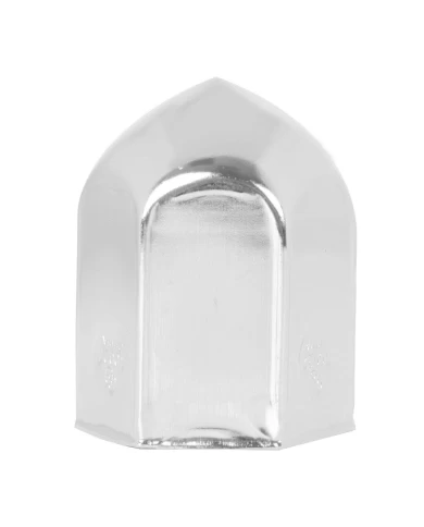 CR. STEEL 1.5"X2-3/8" CONE NUT COVER CR. STEEL 1.5"X2-3/8" CONE NUT COVER