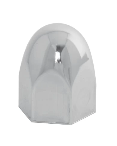 CR. STEEL BULLET PUSH-ON NUT COVER, 1.5" X 2" CR. STEEL BULLET PUSH-ON NUT COVER, 1.5" X 2"