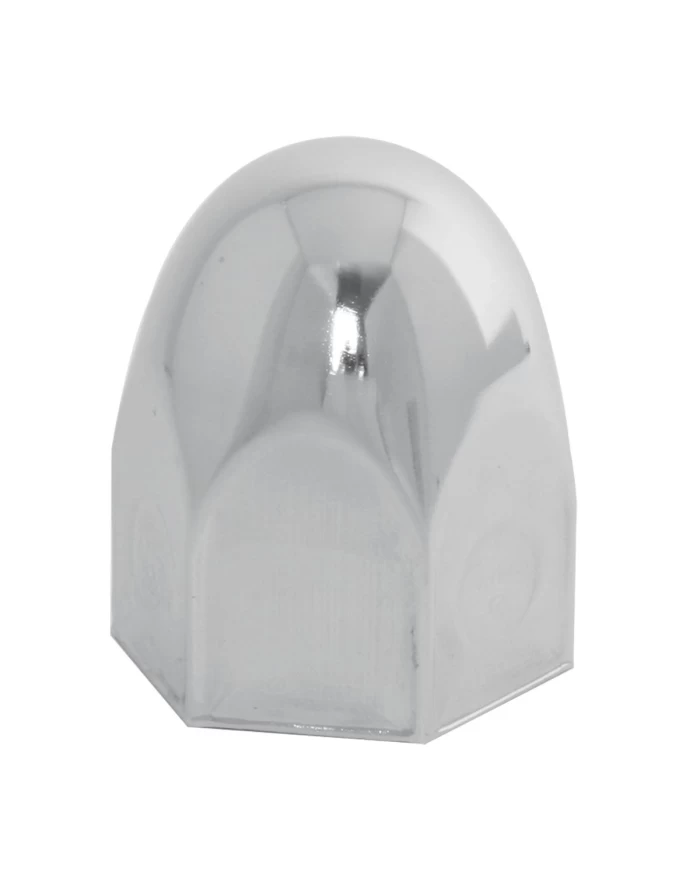 CR. STEEL BULLET PUSH-ON NUT COVER, 1.5" X 2" CR. STEEL BULLET PUSH-ON NUT COVER, 1.5" X 2"