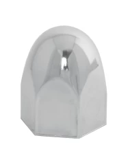 CR. STEEL BULLET PUSH-ON NUT COVER, 1.5" X 2" CR. STEEL BULLET PUSH-ON NUT COVER, 1.5" X 2"