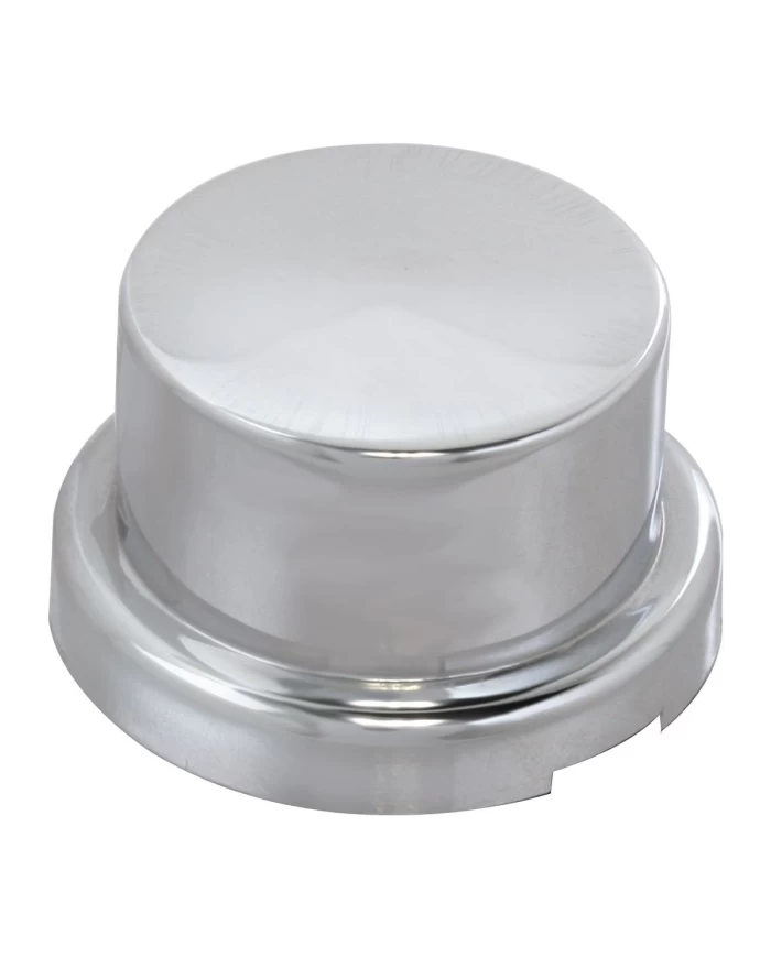 CR. PL FLAT TOP TUBE NUT COVER W/ FLANGE 7/8"OR15/16" X 7/8"H CR. PL FLAT TOP TUBE NUT COVER W/ FLANGE 7/8"OR15/16" X 7/8"H