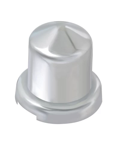 CR. PLASTIC 9/16" OR 14 M/MX1" POINTED ROUND NUT COVER CR. PLASTIC 9/16" OR 14 M/MX1" POINTED ROUND NUT COVER